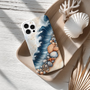 Küstenmeere und Meereswellen Beach Art iPhone 16 Pro Hülle