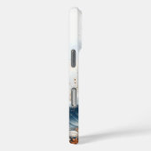 Küstenmeere und Meereswellen Beach Art Case-Mate iPhone Hülle (Rückseite / Rechts)