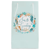 Küstenmeere und Seepferd Muscheln Kleine Geschenktüte (Vorderseite)