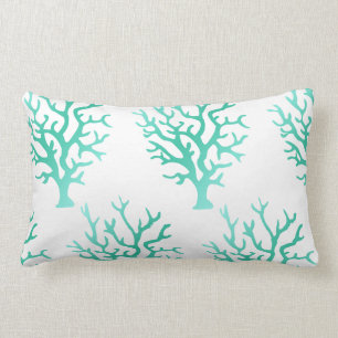 KüstenMeergrün-Steigungs-Korallen u. Weiß Lendenkissen