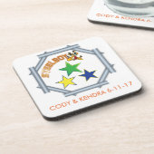 Küstenmotorschiffe der Gewohnheit MTFL SteelboyZ Getränkeuntersetzer (Linke Seite)