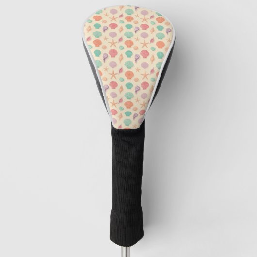 Küstenmuschel-Muster Golf Headcover (Vorderseite)
