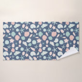 Küstenmuscheln Strand & Ozean Design Badehandtuch (Badehandtuch)
