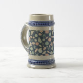 Küstenmuscheln Strand & Ozean Design Bierglas (Vorderseite Links)