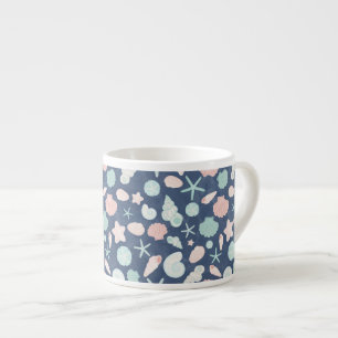 Küstenmuscheln Strand & Ozean Design Espressotasse
