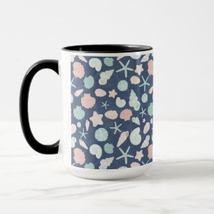 Küstenmuscheln Strand & Ozean Design Tasse