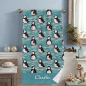 Küstennachwuchs Pinguin Kinder Badehandtuch