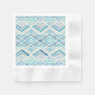 Küstennah/Strand/Nautik-Blau Serviette