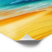 Küstennähe Majestic Cliffs & ruhige Küsten Poster (Ecke)