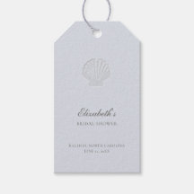 Küstennautische Muschelblaue Elegante Brautparty