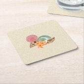 Küstenordnung Rechteckiger Pappuntersetzer (angewinkelt)