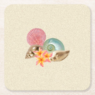 Küstenordnung Rechteckiger Pappuntersetzer