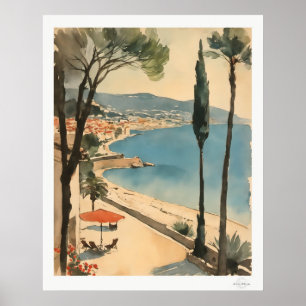 Küstenort-Bay-View-Poster Poster