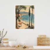 Küstenort-Bay-View-Poster Poster (Küche)