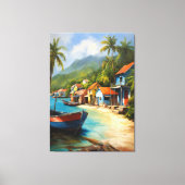 Küstenort Haven Leinwanddruck (Vorderseite)