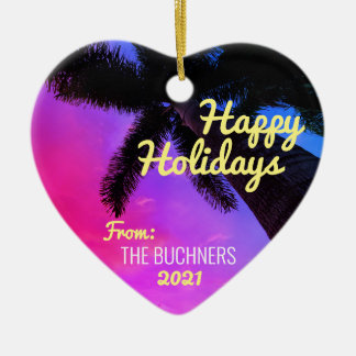 Küstenpalme Keramik Ornament