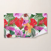 Küstenparadies Blüten Badhandtuch Set (Handtuch)