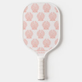 Küstenpastellel Seashells Pickleball Schläger (Vorderseite)