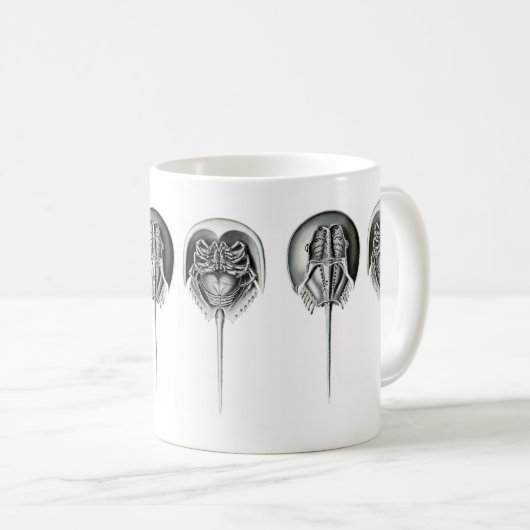 Küstenpfeilschwanzkrebs Kaffeetasse (VorderseiteRechts)