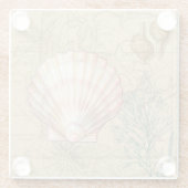 Küstenplan Glasuntersetzer (Rückseite)