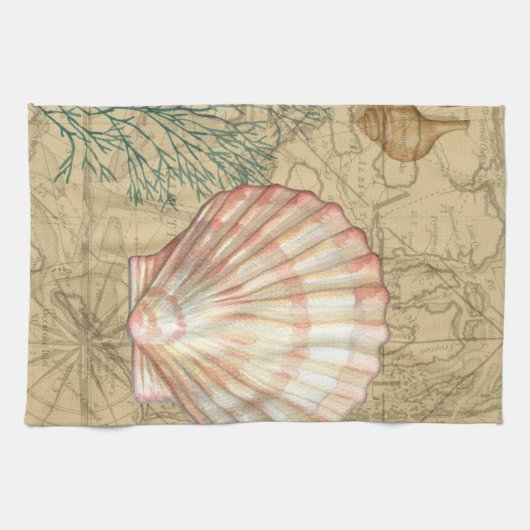 Küstenplan Handtuch (Horizontal)