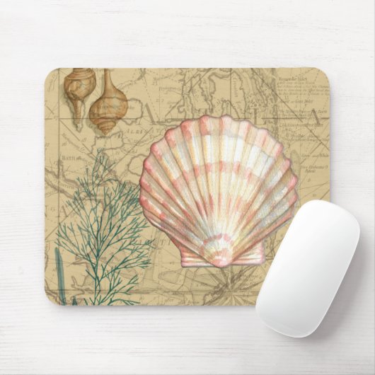 Küstenplan Mousepad (Mit Mouse)