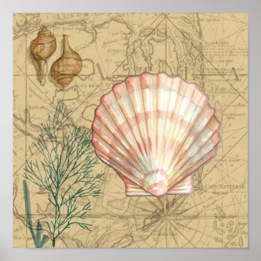 Küstenplan Poster (Vorne)