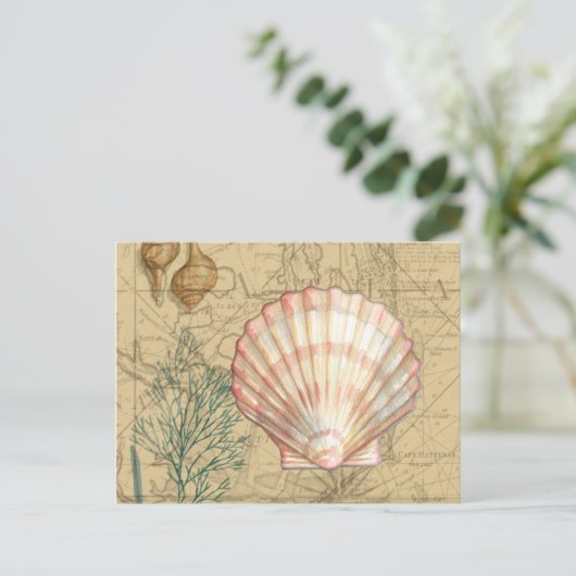 Küstenplan Postkarte (Stehend Vorderseite)