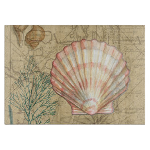 Küstenplan Schneidebrett