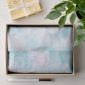 Küstenquallen-Wasserfarbenmuster Seidenpapier (Geschenk)