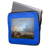 Küstenregenbogen Laptopschutzhülle (Vorderseite Links)
