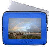 Küstenregenbogen Laptopschutzhülle (Vorderseite)