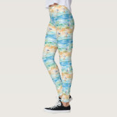 Küstenregenpfeifer-Ufer-Muster (1) Leggings (Links)
