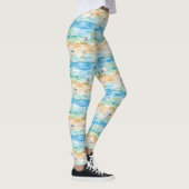Küstenregenpfeifer-Ufer-Muster (1) Leggings (Rechts)