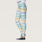 Küstenregenpfeifer-Ufer-Muster (2) Leggings (Links)