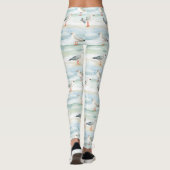 Küstenregenpfeifer-Ufer-Muster (6) Leggings (Rückseite)