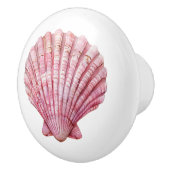 Küstenrosa Seashell Keramikknauf (Rechts)
