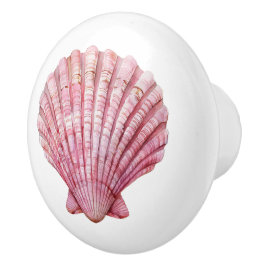 Küstenrosa Seashell Keramikknauf