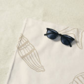 Küstenschatz Sandy Taupe Strandtuch (Beispiel)