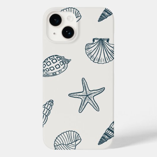 Küstenschätze Küstentiefe Case-Mate iPhone Hülle (Rückseite)