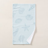 Küstenschätze Seafoam Blue Badhandtuch Set (Handtuch)