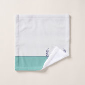 Küstenschiff Aquamariner Blauer Navy Sommer Badhandtuch Set (Waschlappen)