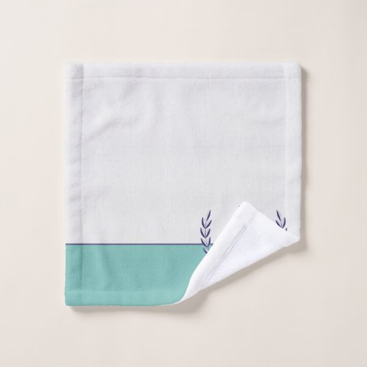 Küstenschiff Aquamariner Blauer Navy Sommer Badhandtuch Set (Waschlappen)