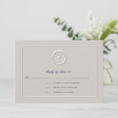 Küstenschiff-Helm formale Rahmen Hochzeitreaktion (Stehend Vorderseite)