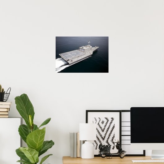 Küstenschiff Independence Poster (Heimbüro)