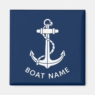Küstenschiff Name Anker Kreuzfahrt Trip Swag Maßan Magnet
