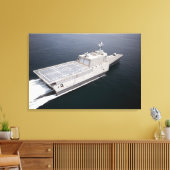 Küstenschiff Unabhängigkeit 3 Leinwanddruck (Insitu (Wohnzimmer))