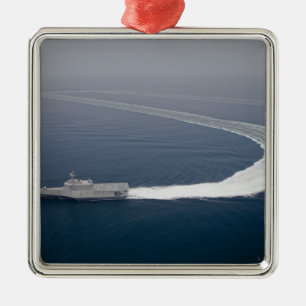 Küstenschiff Unabhängigkeit 4 Silbernes Ornament