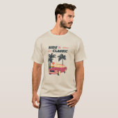 Küstenschifffahrt' - Retro-Fahrt am Strand T-Shirt (Vorne ganz)