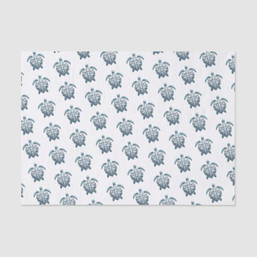 Küstenschildkröte Seidenpapier (Vorderseite)